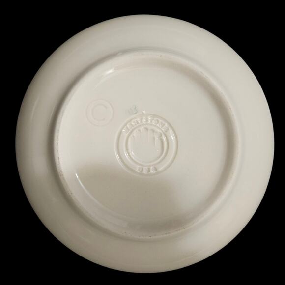 Hartstone Pottery Apple Pattern 6.5" Cereal Bowls Set of 2 USA Handmade - Picture 4 of 4